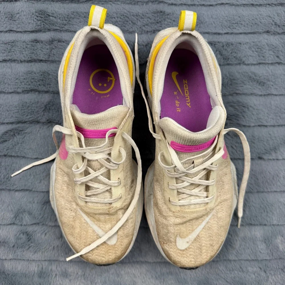 Nike ZoomX Invincible Run Flyknit 3 Sail Pink Blast DR2660-101 Womens 11